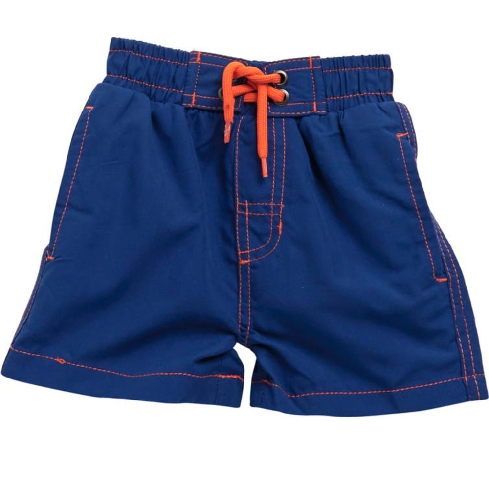 Beach Bros Boy’s Navy Blue Swim Trunks| size: 2T